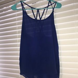 **Sheer tank top